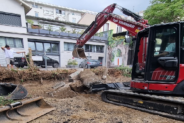 Terrassement puit perdu à Lyon 07 (69007)